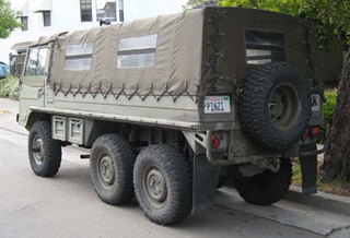 Illustration for article titled You Wish Your Hummer Could Do This: Pinzgauer!